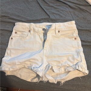 American Eagle Outfitters White Jean Shorts